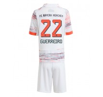 Bayern Munich Raphael Guerreiro #22 Koszulka Wyjazdowa dzieci 2025-26 Krótki Rękaw (+ krótkie spodenki)